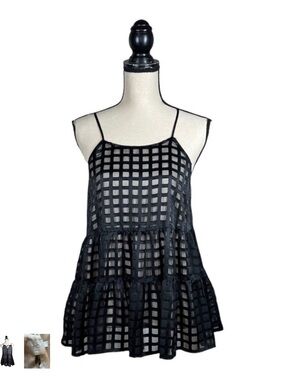 Anthropologie HD in Paris Windowpane Lined Tank